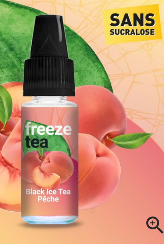 Black Ice Tea Pêche - FREEZE TEA
